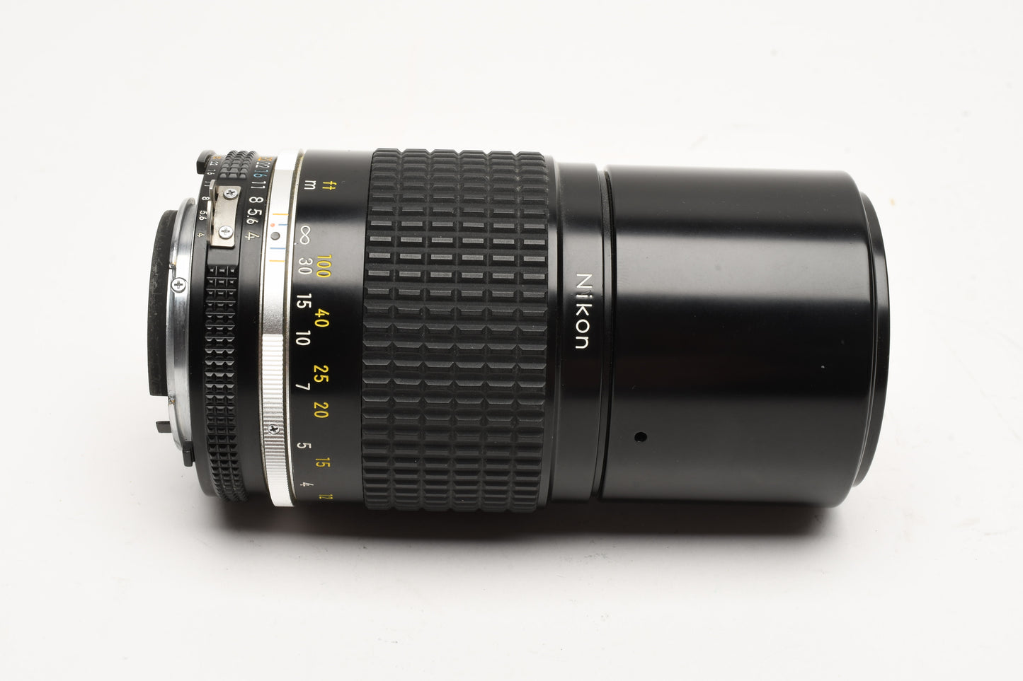 Nikon Nikkor 200mm f4 AIS mount lens, L37, caps, nice & clean, Sharp!