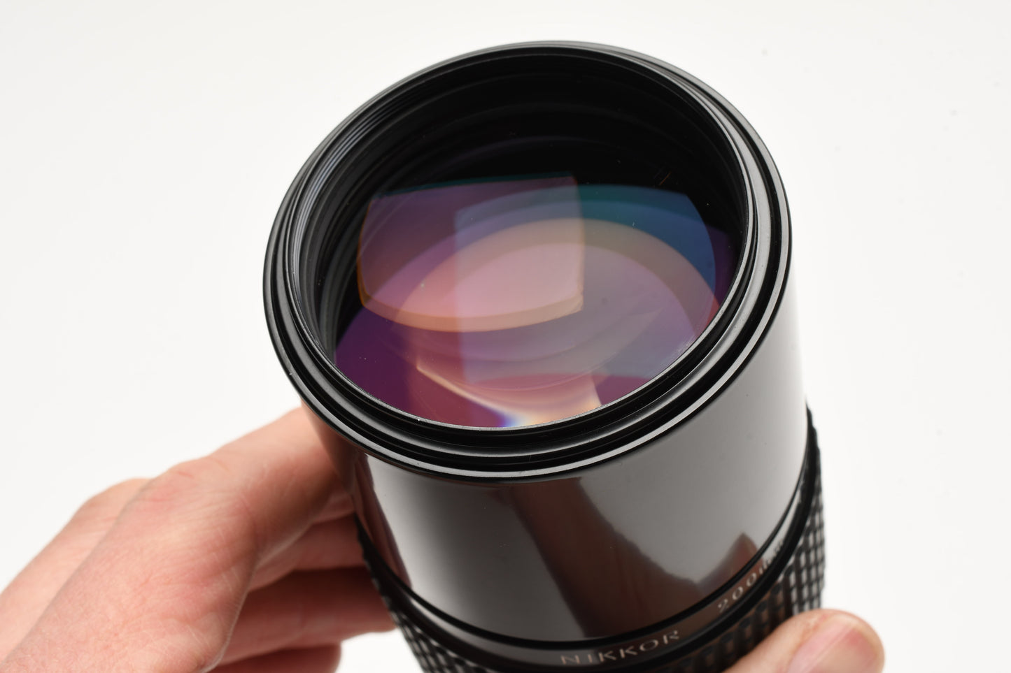 Nikon Nikkor 200mm f4 AIS mount lens, L37, caps, nice & clean, Sharp!
