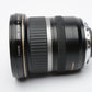 Canon EFS 10-22mm f/3.5-4.5 USM w/Box, UV, Caps, manual