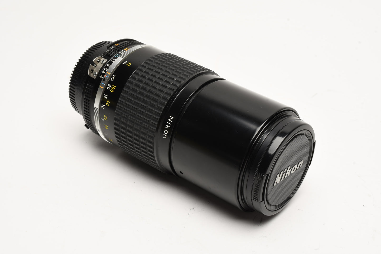 Nikon Nikkor 200mm f4 AIS mount lens, L37, caps, nice & clean, Sharp!