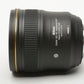 Nikon Nikkor AF-S 24mm f1.4 G ED N USA version, caps