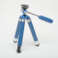 Prinz 430-85 Blue metal telescoping tripod 7" folded 42" extended