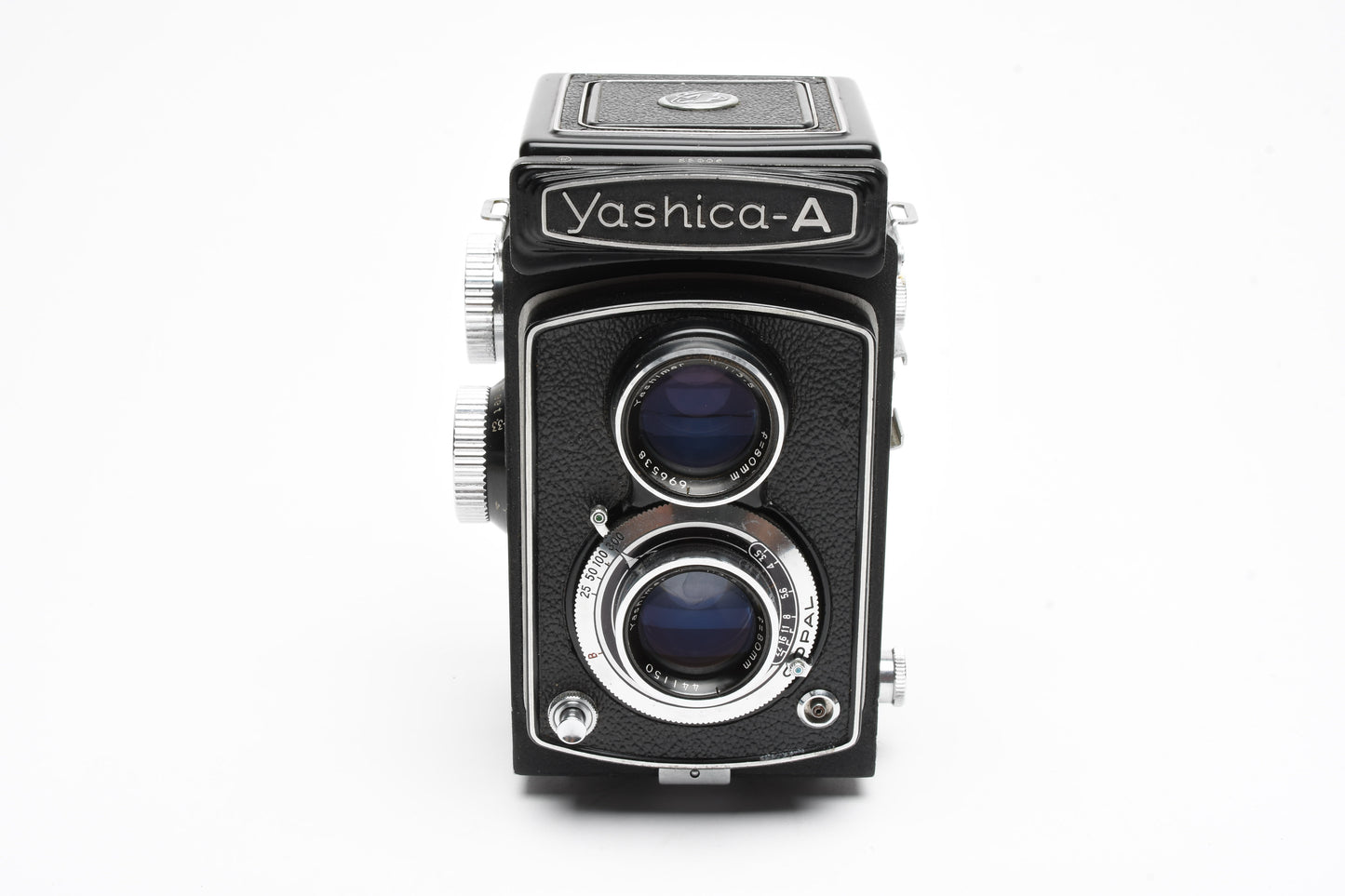 Yashica A TLR 120 6x6cm camera w/Yashimar 80mm f3.5 lens, tested