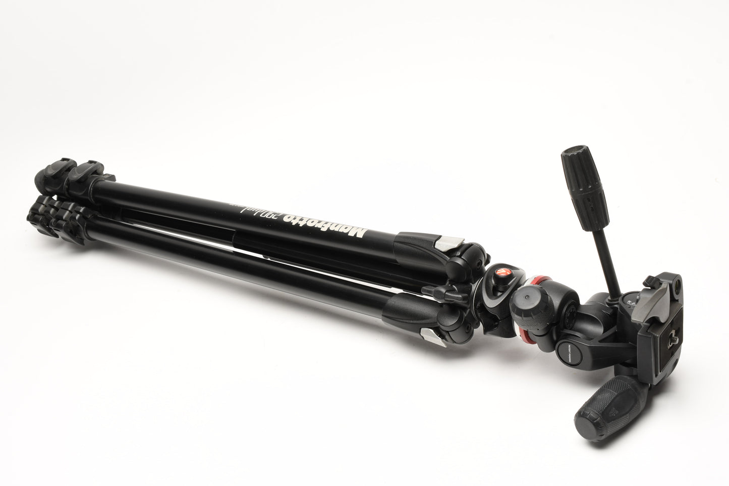 Manfrotto 290 Dual Tripod w/MH804 Head + Case and QR plate, Great