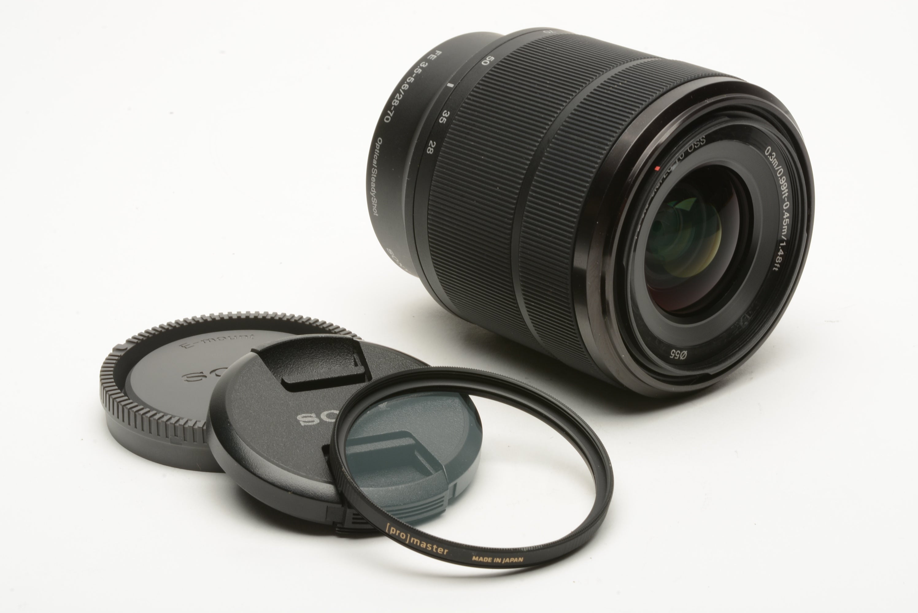 Sony FE 28-70mm f/3.5-5.6 OSS Lens w/UV, Caps, nice & clean