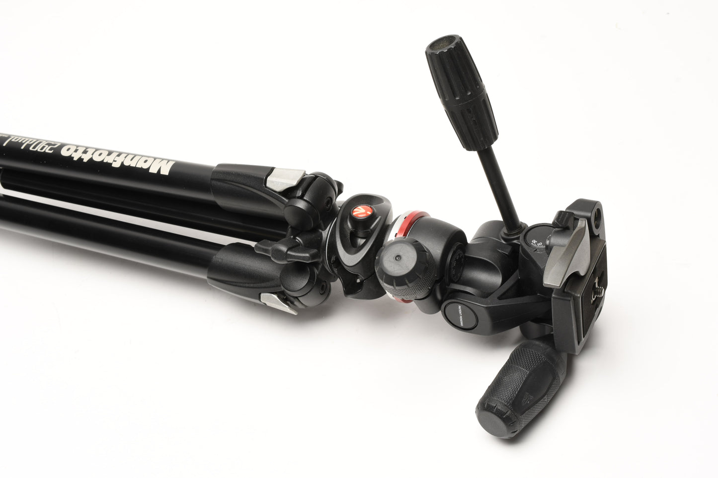 Manfrotto 290 Dual Tripod w/MH804 Head + Case and QR plate, Great