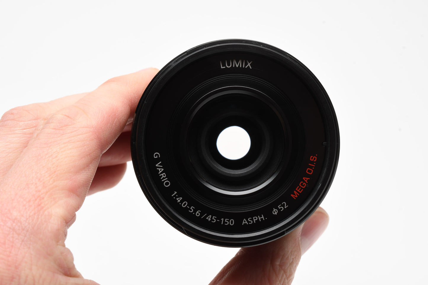 Panasonic Lumix G Mega O.I.S. 45-150mm f4-5.6 H-FS45150, Hood, Nice