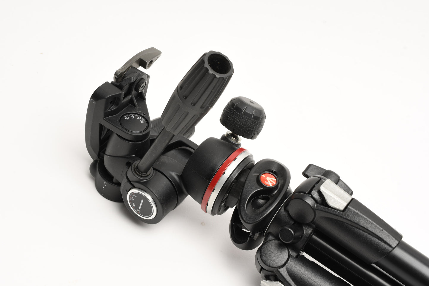 Manfrotto 290 Dual Tripod w/MH804 Head + Case and QR plate, Great