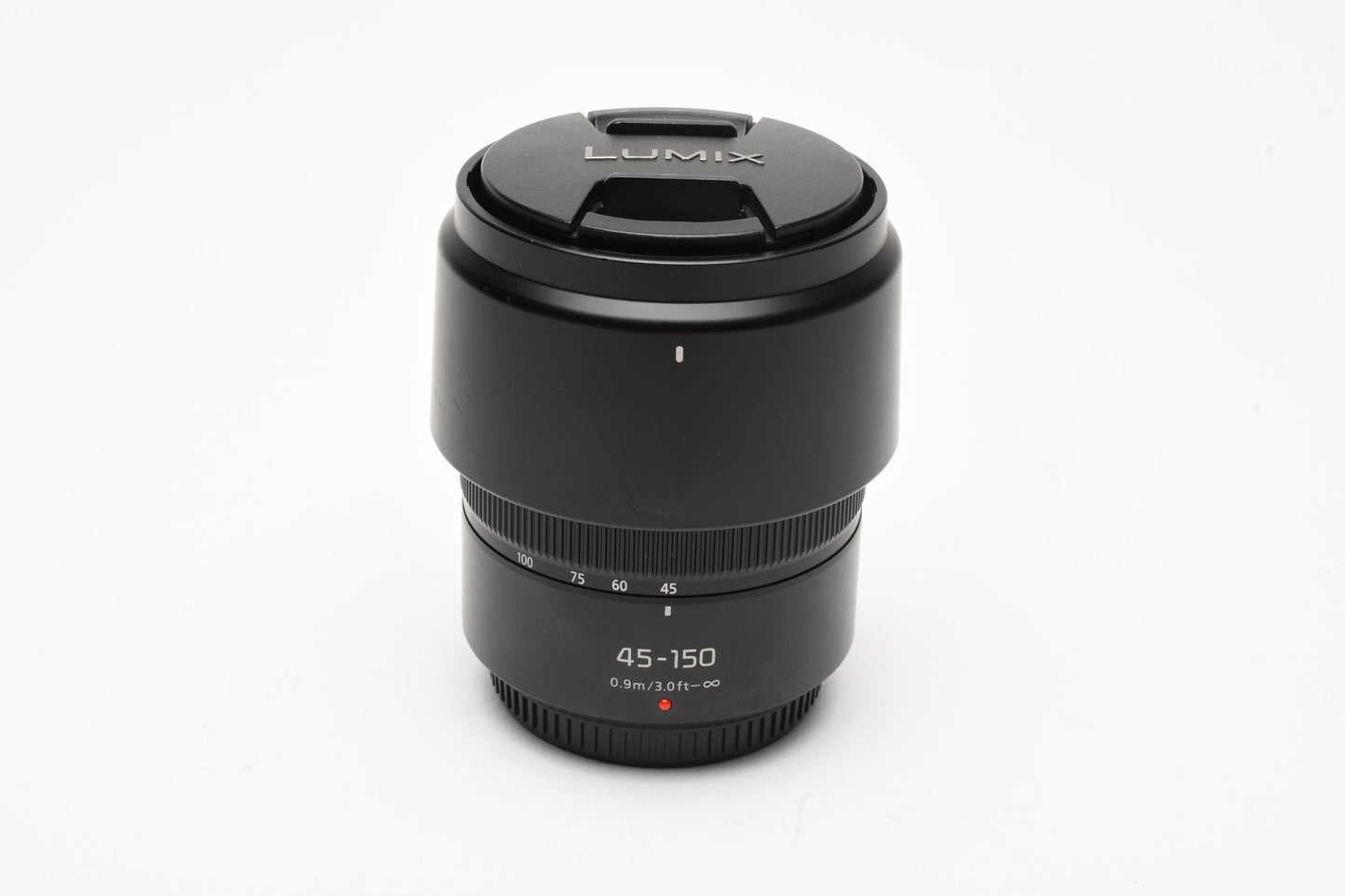 Panasonic Lumix G Mega O.I.S. 45-150mm f4-5.6 H-FS45150, Hood, Nice