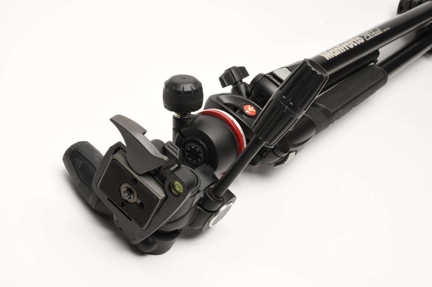 Manfrotto 290 Dual Tripod w/MH804 Head + Case and QR plate, Great