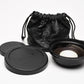 Olympus WCON-O8D .8X Wide conversion lens for C8080, caps+pouch