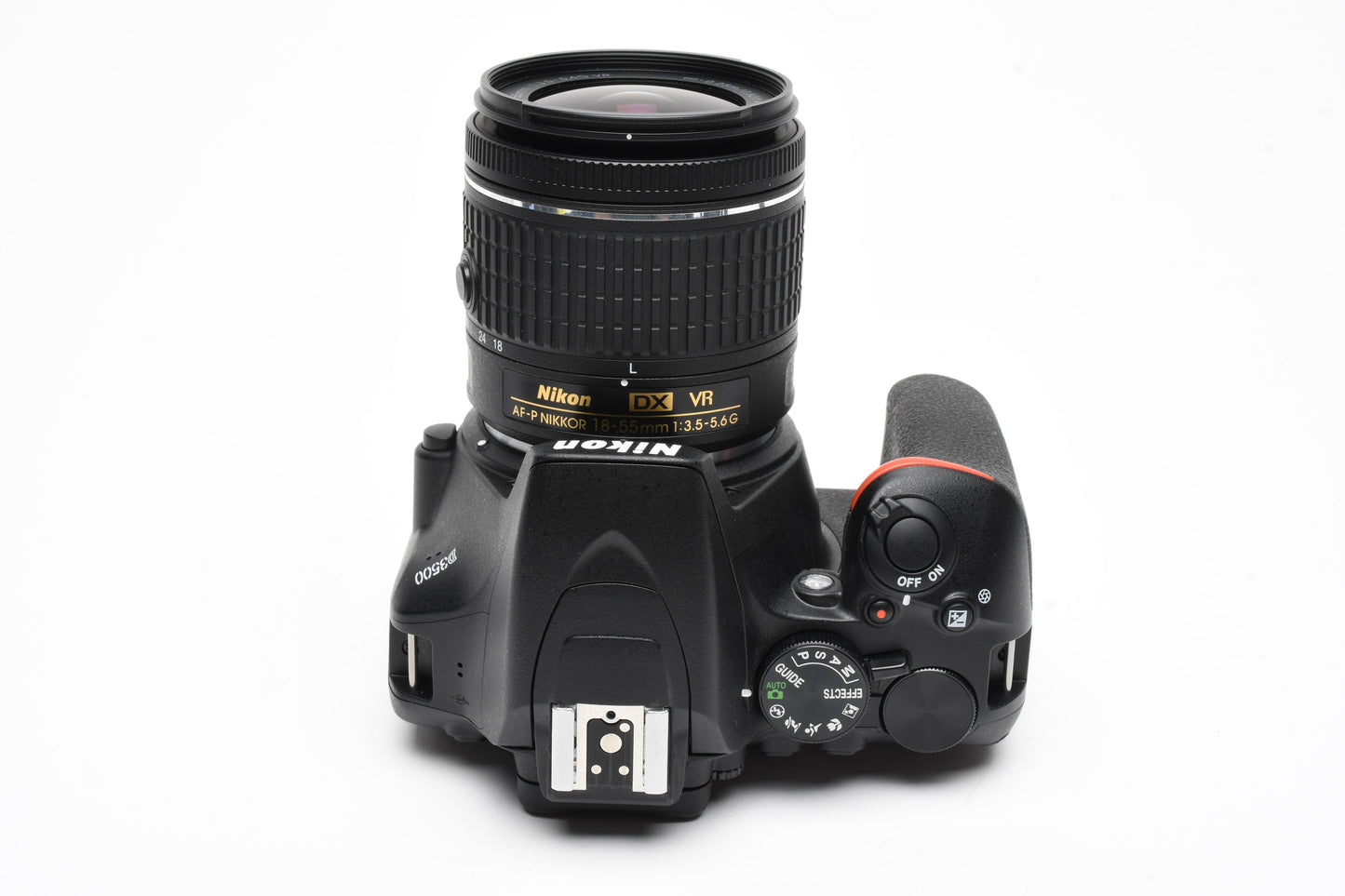 Nikon D3500 DSLR Camera w/AF-P 18-55mm f3.5-5.6 G VR zoom USA, only 1362 Acts!!