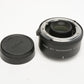 Nikon AF-S TC-17EII Teleconverter w/ rear cap, very clean