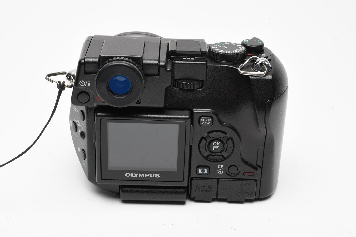 Olympus C8080 8MP Digital Point&Shoot camera, batt+charger+CF, tested