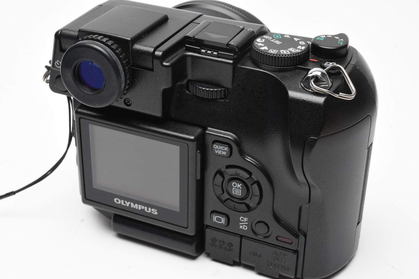 Olympus C8080 8MP Digital Point&Shoot camera, batt+charger+CF, tested