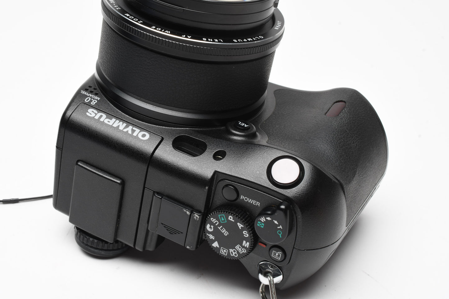 Olympus C8080 8MP Digital Point&Shoot camera, batt+charger+CF, tested