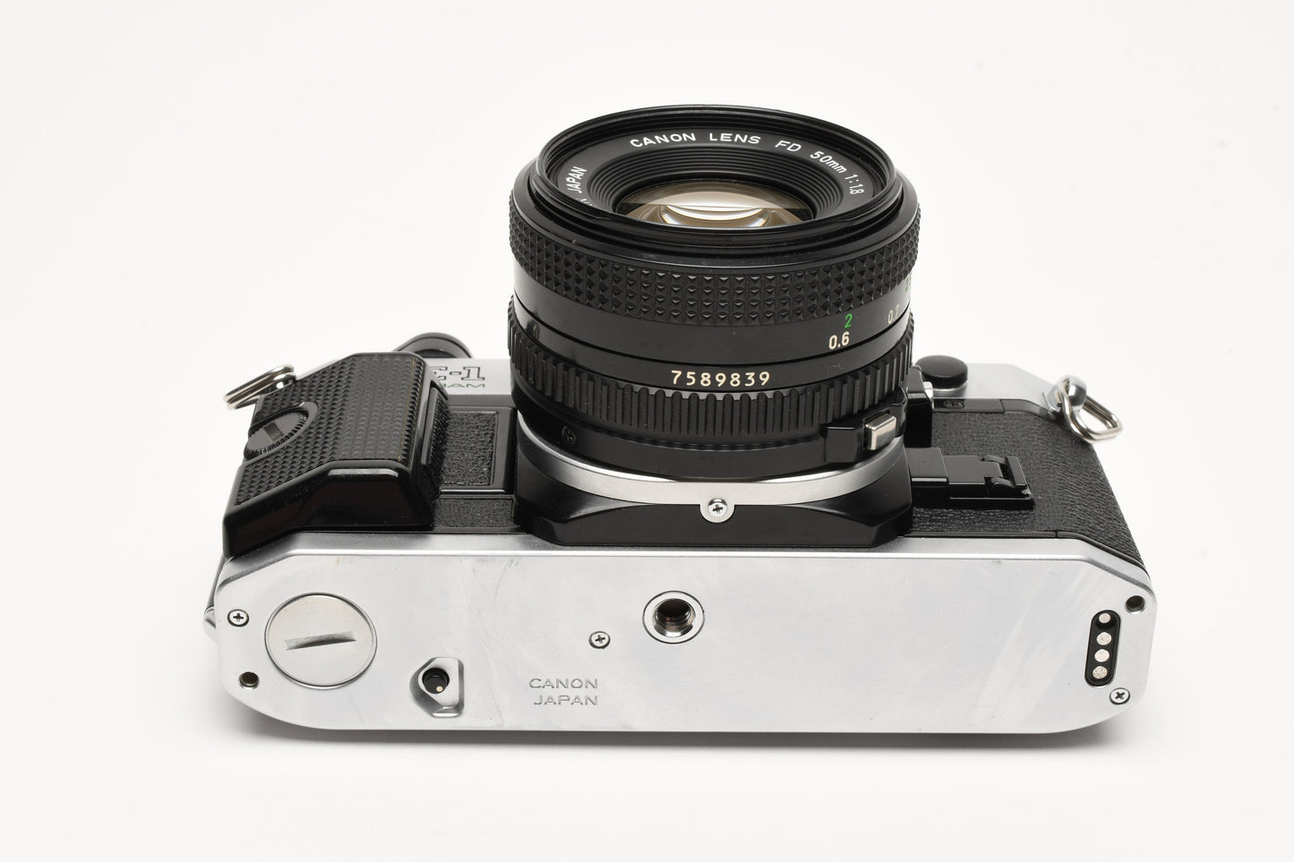 Canon AE-1 Program 35mm SLR Camera w/50mm f1.8, New Seals, Grip, UV