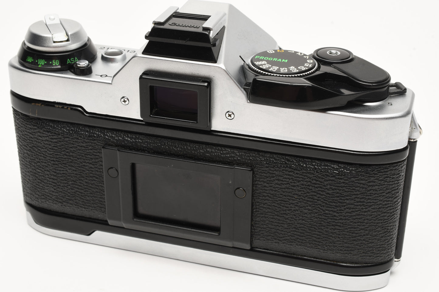 Canon AE-1 Program 35mm SLR Camera w/50mm f1.8, New Seals, Grip, UV