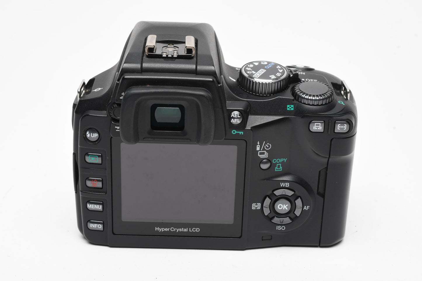 Olympus E500 DSLR body, batt+charger, clean, tested, nice + 512MB CF card