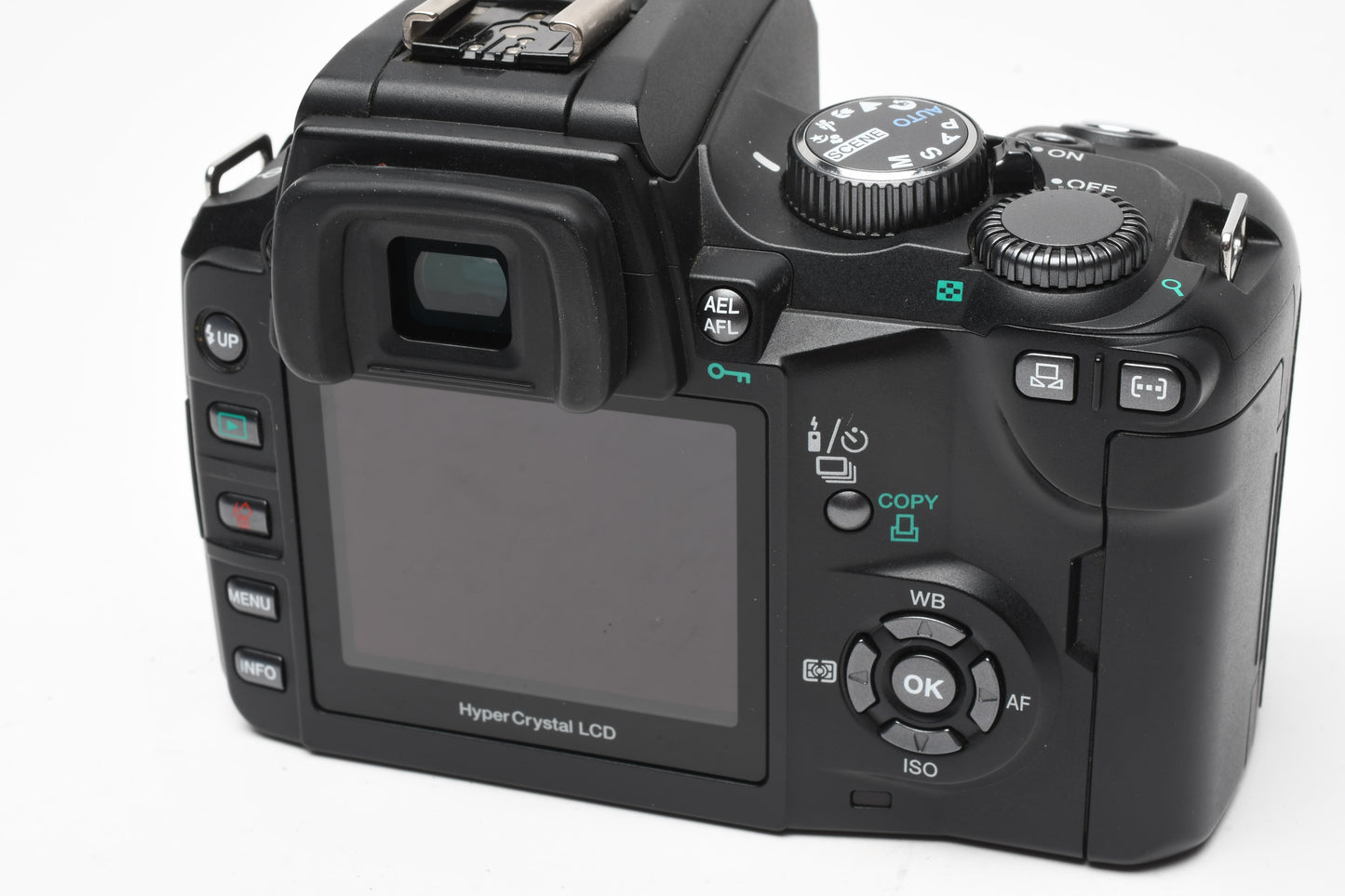 Olympus E500 DSLR body, batt+charger, clean, tested, nice + 512MB CF card