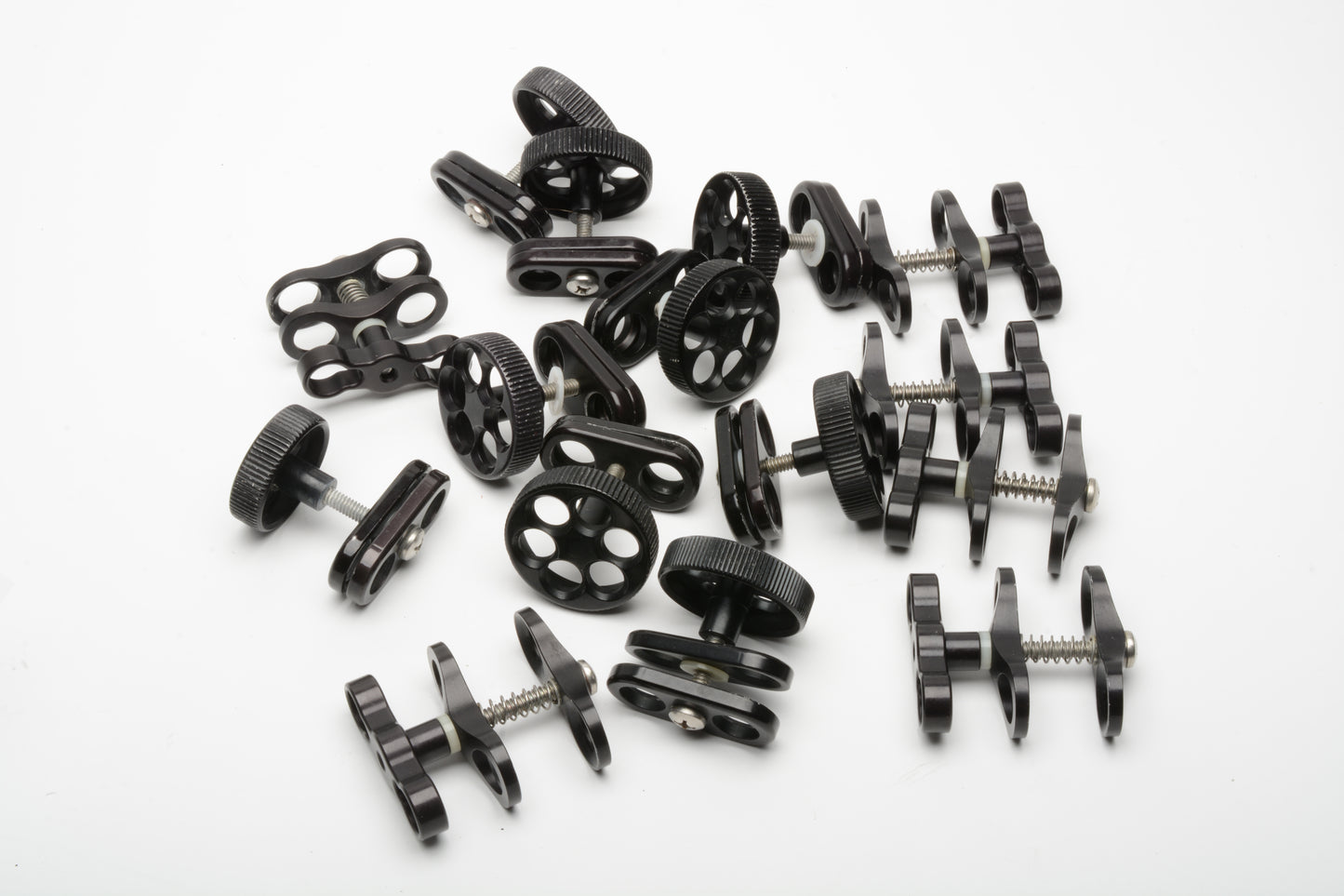 3X Sea & Sea YS-120 Duo Underwater strobes w/All brackets as pictured