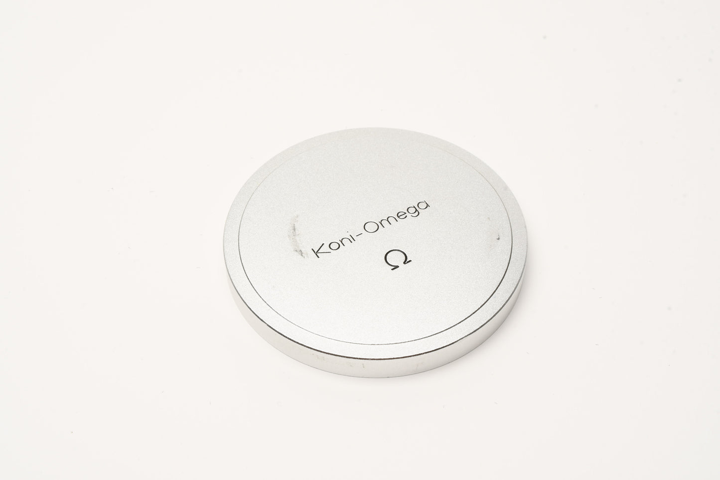 Koni-Omega Chrome 75mm Lens Cap - Felt-lined for Omegon lens