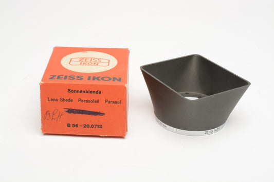 Zeiss Ikon Hood Shade B56 for 50-135mm Lens (Black), NIB, Boxed