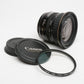 Canon EF 20-35mm f3.5-4.5 USM  compact zoom lens, caps, UV, Mint-