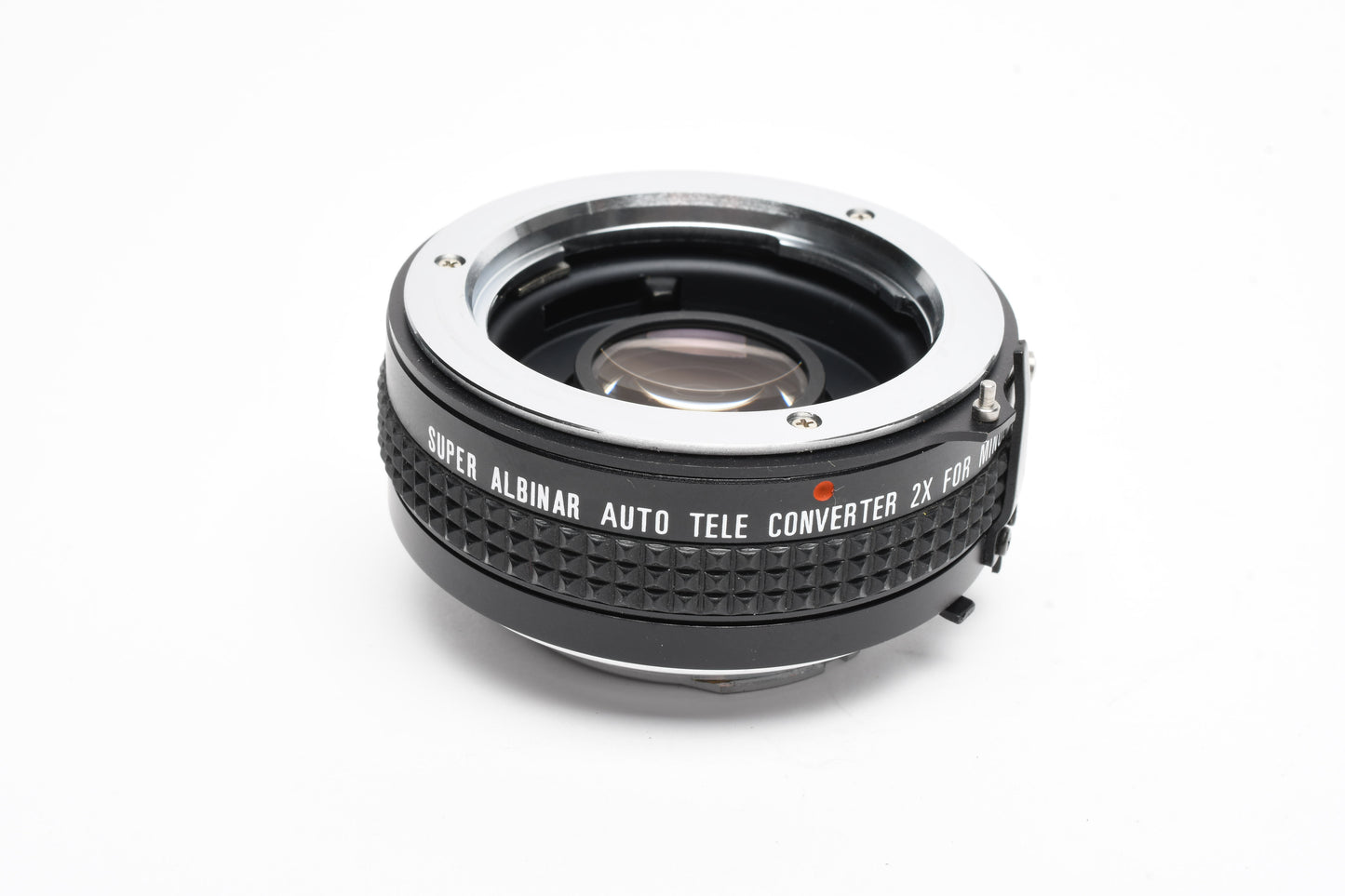 Super Albinar 2X Tele Converter for Minolta MD Mount, Clean, w/Caps