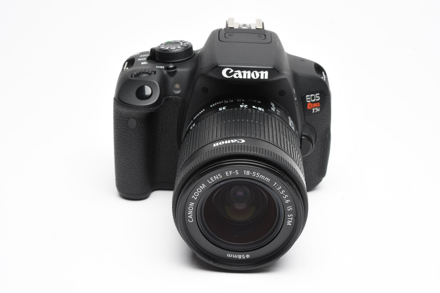 Canon EOS Rebel T5i DSLR w/18-55mm f3.5-5.6 STM zoom, Only 2180 Acts