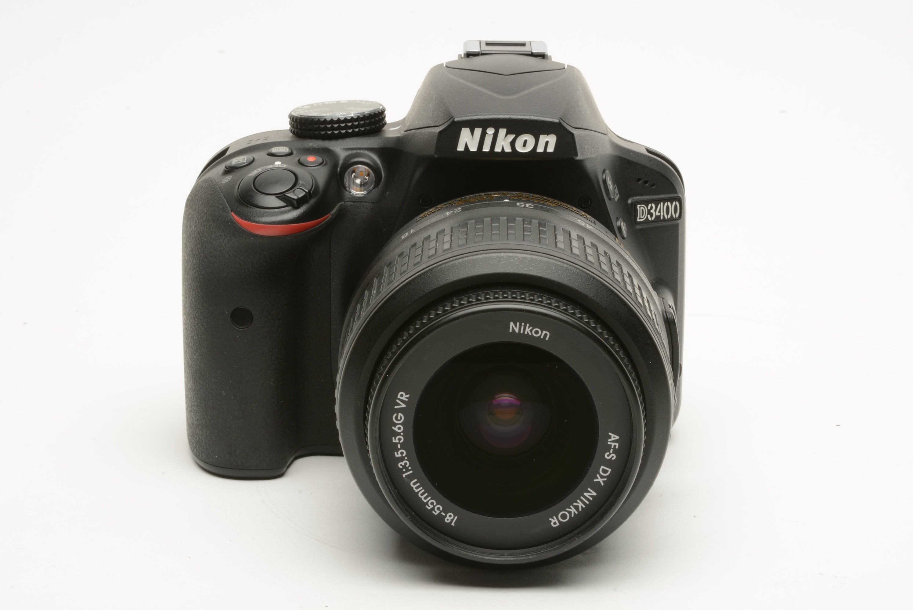 Restored Nikon D3400 24.2MP DSLR Camera with 18-55mm VR and 70-300mm Dual  Lens Black (Refurbished)