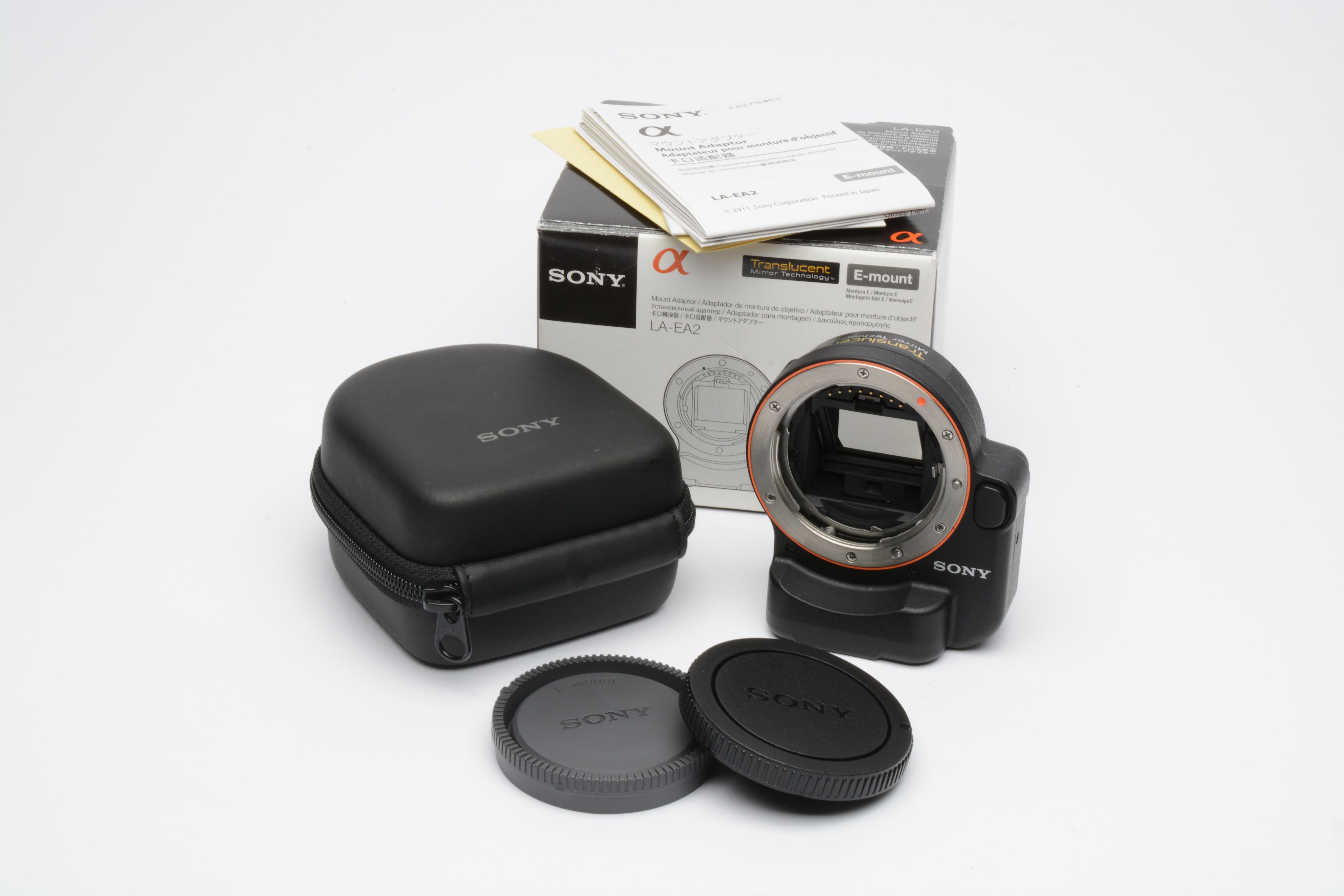 La Ea4 Sony E Mount To A Mount Adapter Sony LA-EA2 A-Mount