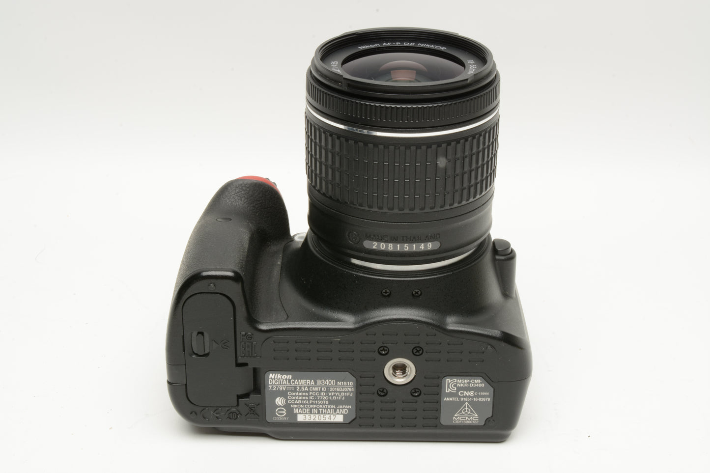 Nikon D3400 DSLR w/18-55mm f3.5-5.6G VR, Only 5383 Acts! Nice