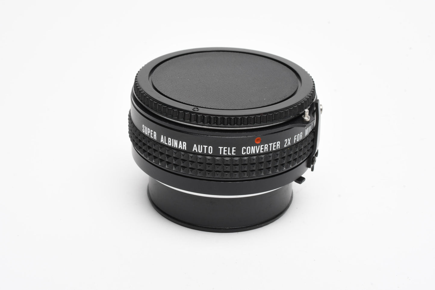 Super Albinar 2X Tele Converter for Minolta MD Mount, Clean, w/Caps
