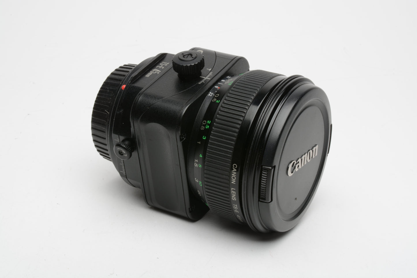 Canon TS-E 45mm f2.8 MF Tilt Shift lens EF Mount, Pouch+caps, Mint-