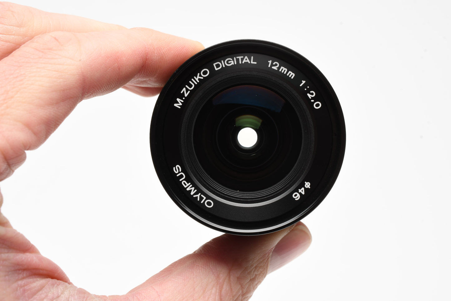 Olympus M.Zuiko 12mm f2 (Black) lens, caps, nice & sharp Mint-