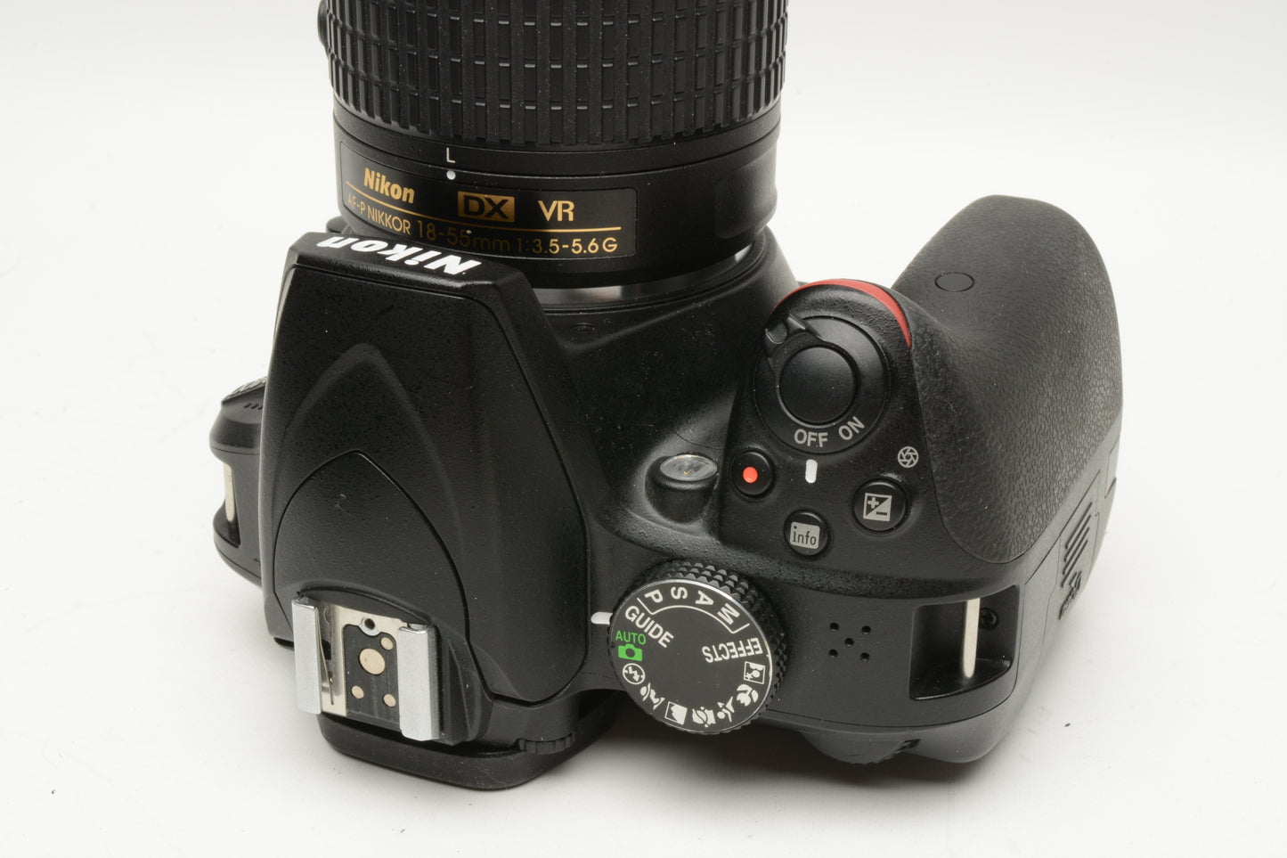 Nikon D3400 DSLR w/18-55mm f3.5-5.6G VR, Only 5383 Acts! Nice