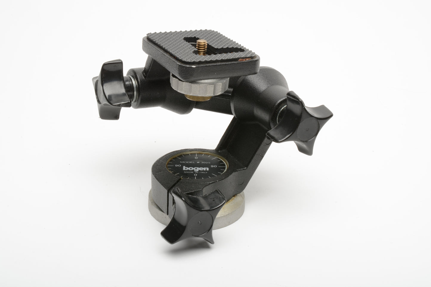 Bogen Manfrotto 3025 3D Articulating Macro head, solid & clean