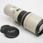 Canon EF 400mm f5.6 L USM Telephoto Prime Lens Ultrasonic, caps, Sharp!