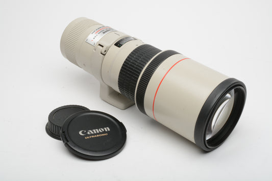 Canon EF 400mm f5.6 L USM Telephoto Prime Lens Ultrasonic, caps, Sharp!