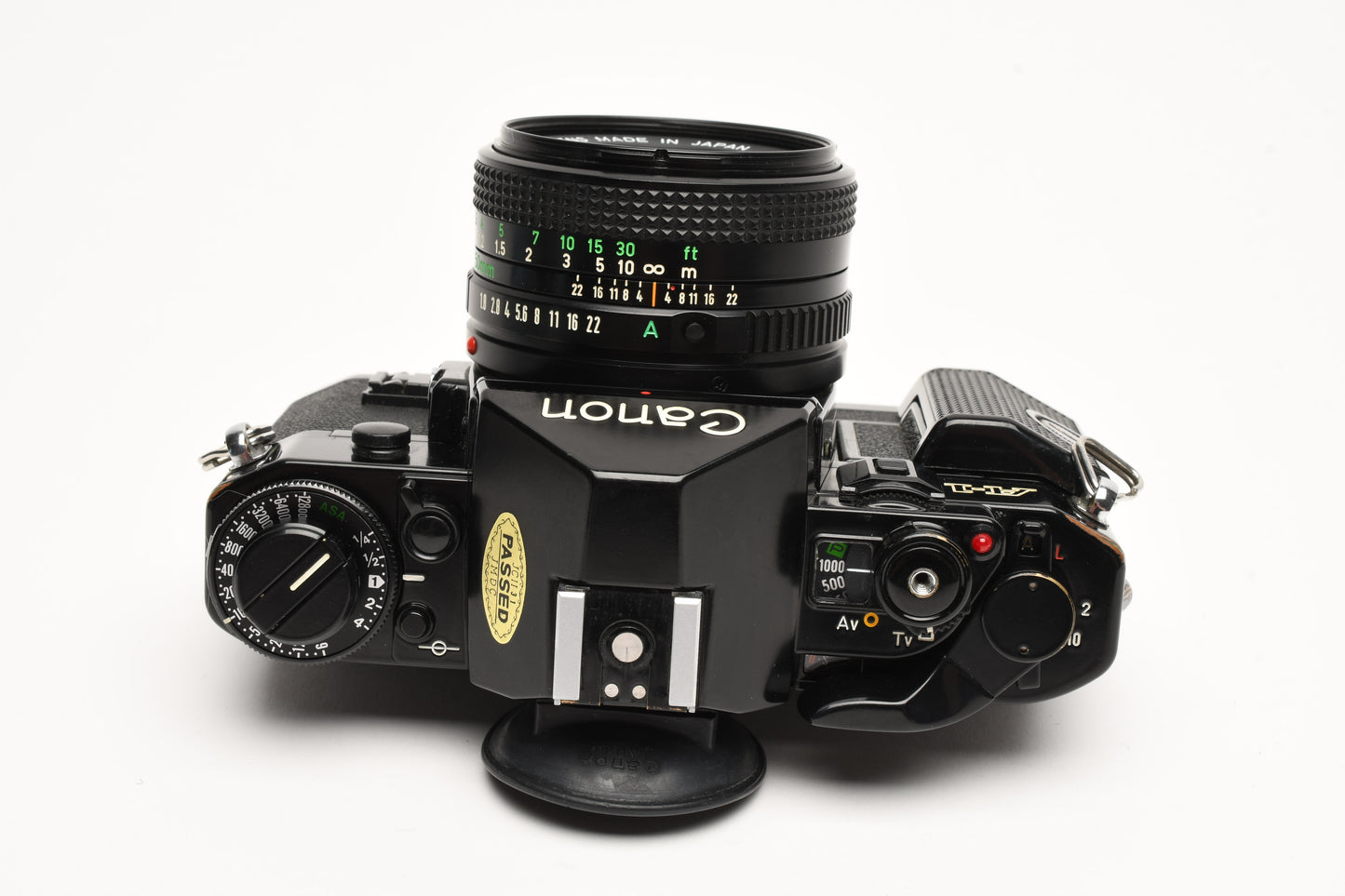 Canon A-1 A1 35mm SLR w/50mm F1.8 lens, new seals, UV, manuals, Great!