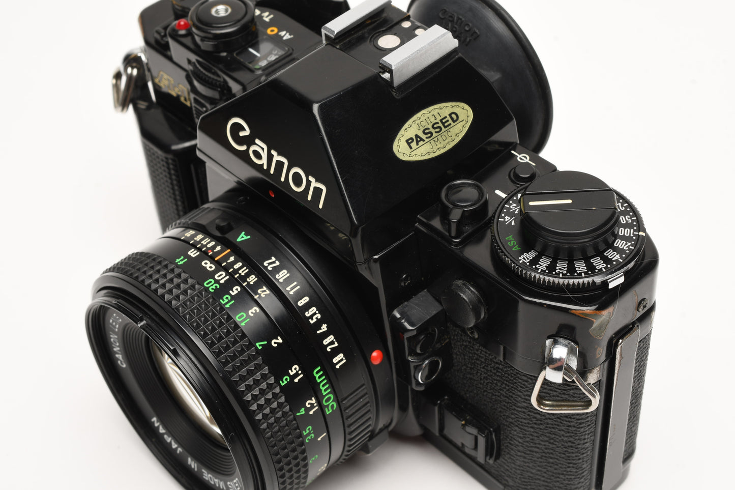 Canon A-1 A1 35mm SLR w/50mm F1.8 lens, new seals, UV, manuals, Great!