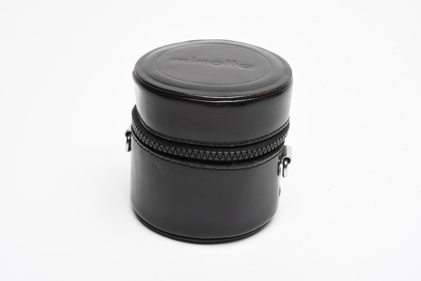 Minolta Leatherette Lens case for Minolta MD 35, 50 and 55mm lenses