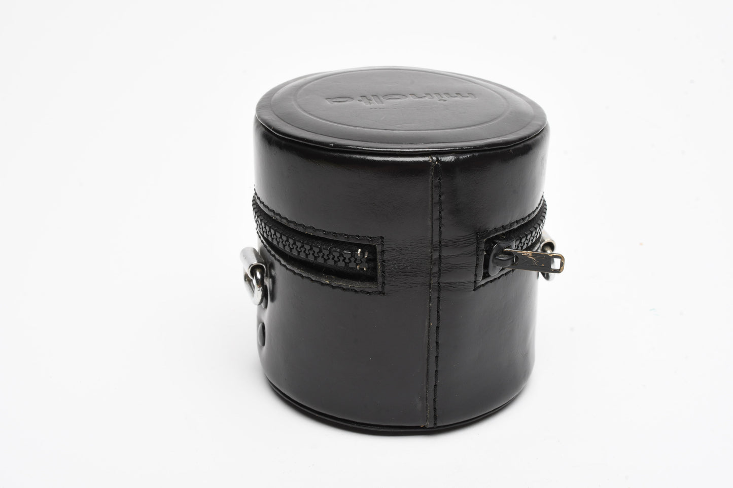 Minolta Leatherette Lens case for Minolta MD 35, 50 and 55mm lenses