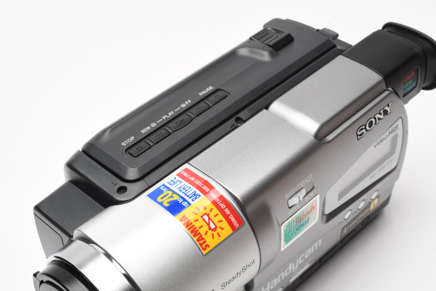 Sony CCD-TR818 8mm Hi8 Camcorder, fully tested, great! w/Batt+charger+AC