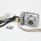 Canon Powershot A720 IS 8MP Digital Point&Shoot camera, cables+strap, tested
