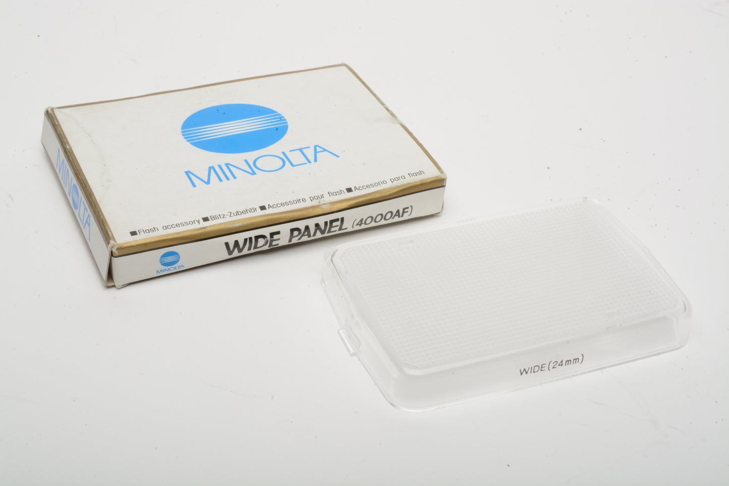 Minolta 4000AF flash wide panel, New