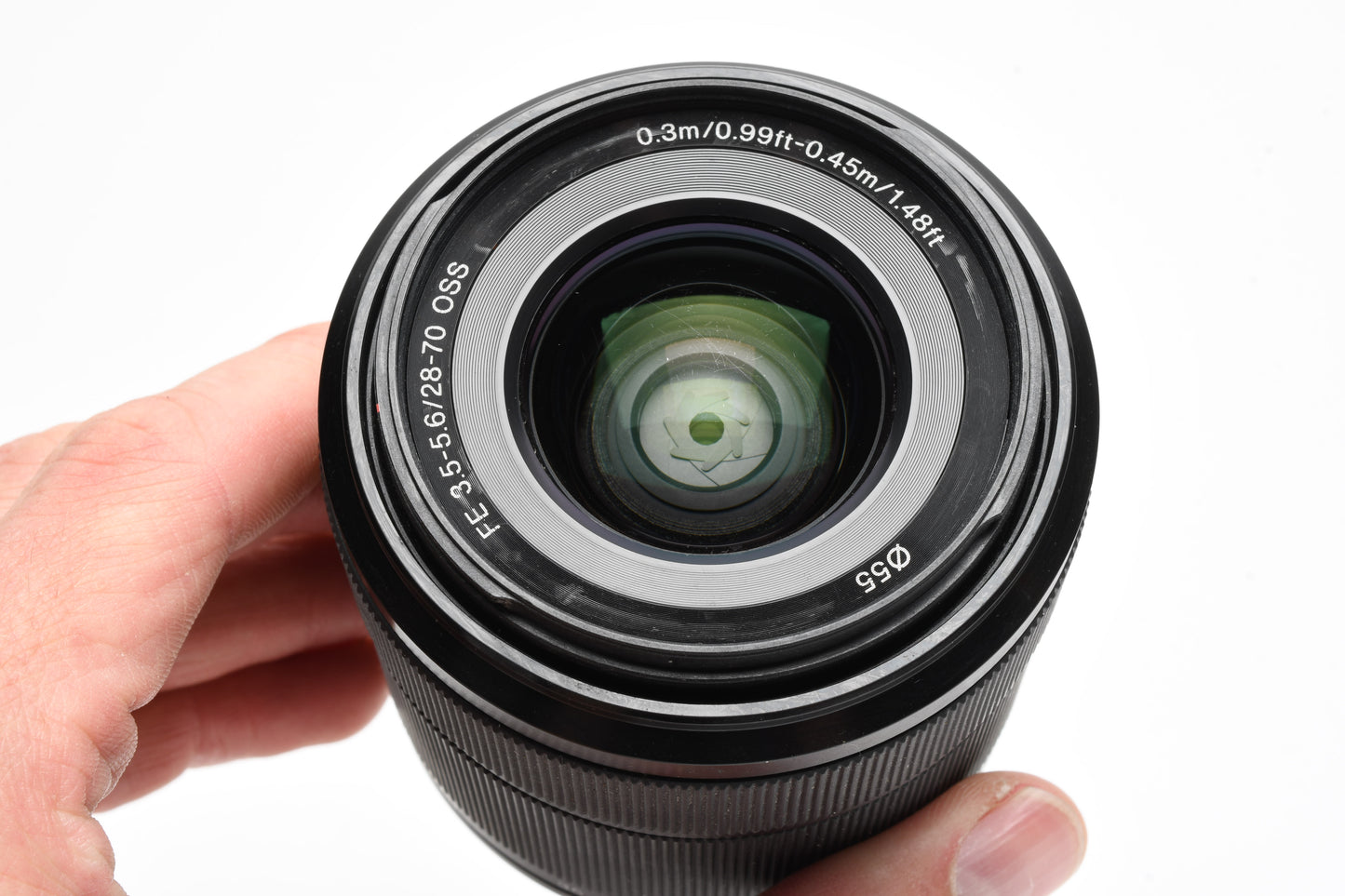 Sony FE 28-70mm f3.5-5.6 OSS zoom lens SEL2870, caps, Great