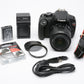 Canon EOS Rebel T5 DSLR w/18-55mm f3.5-5.6, batt, charger, Only 1796 Acts!!