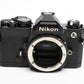 Nikon FM Black 35mm SLR Body, New seals, Clean, Great!